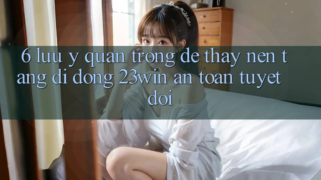 6. Lưu Ý Quan Trọng Để Thấy Nền tảng di động 23win An Toàn Tuyệt Đối