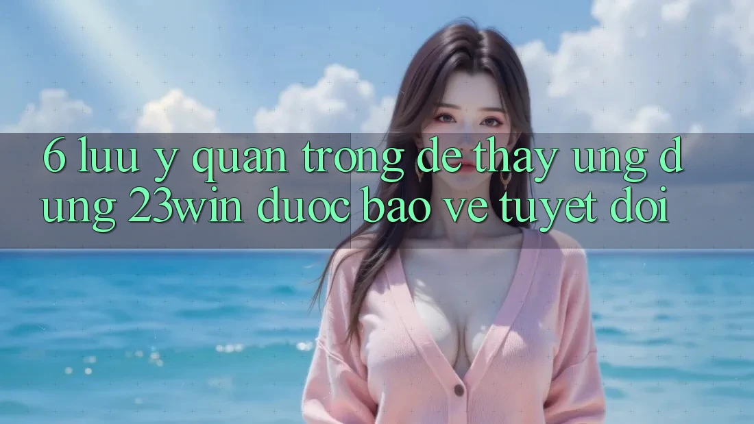 6. Lưu Ý Quan Trọng Để Thấy Ứng dụng 23win Được bảo vệ Tuyệt Đối