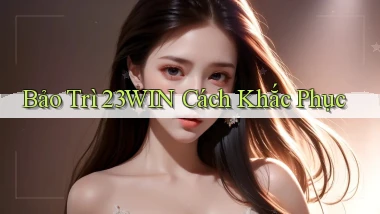 bảo trì 23win cách khắc phục
