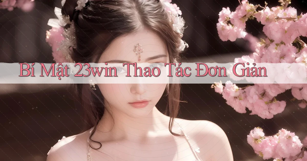 bí mật 23win thao tác đơn giản