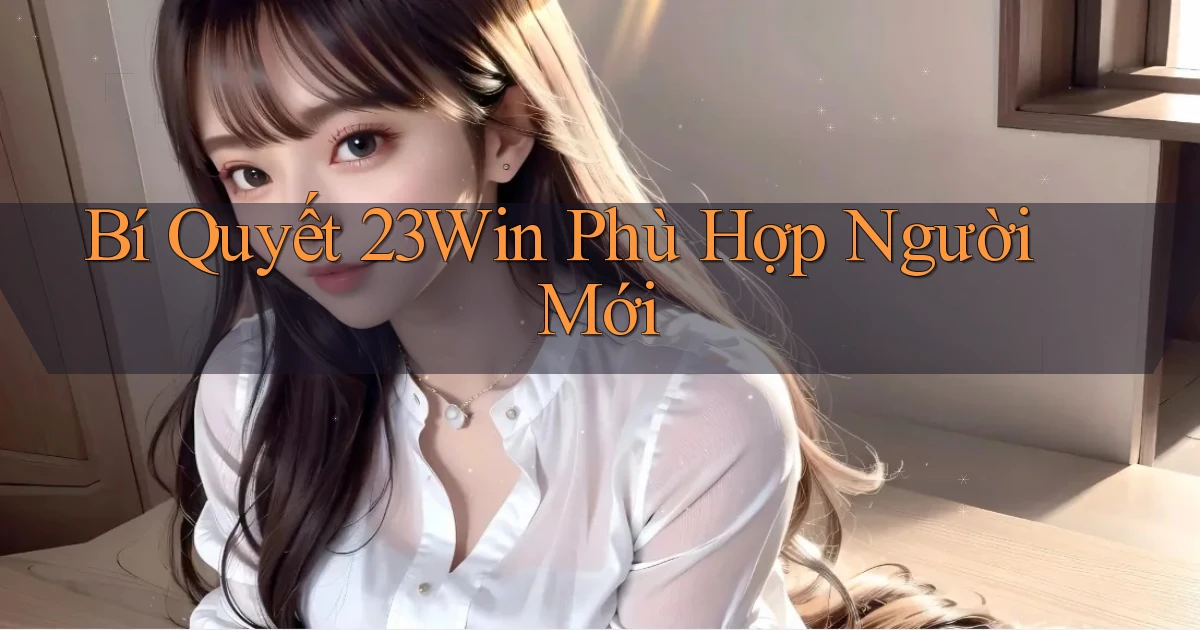 bí quyết 23win phù hợp người mới