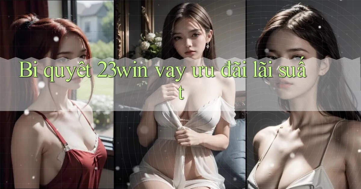 bí quyết 23win vay ưu đãi lãi suất