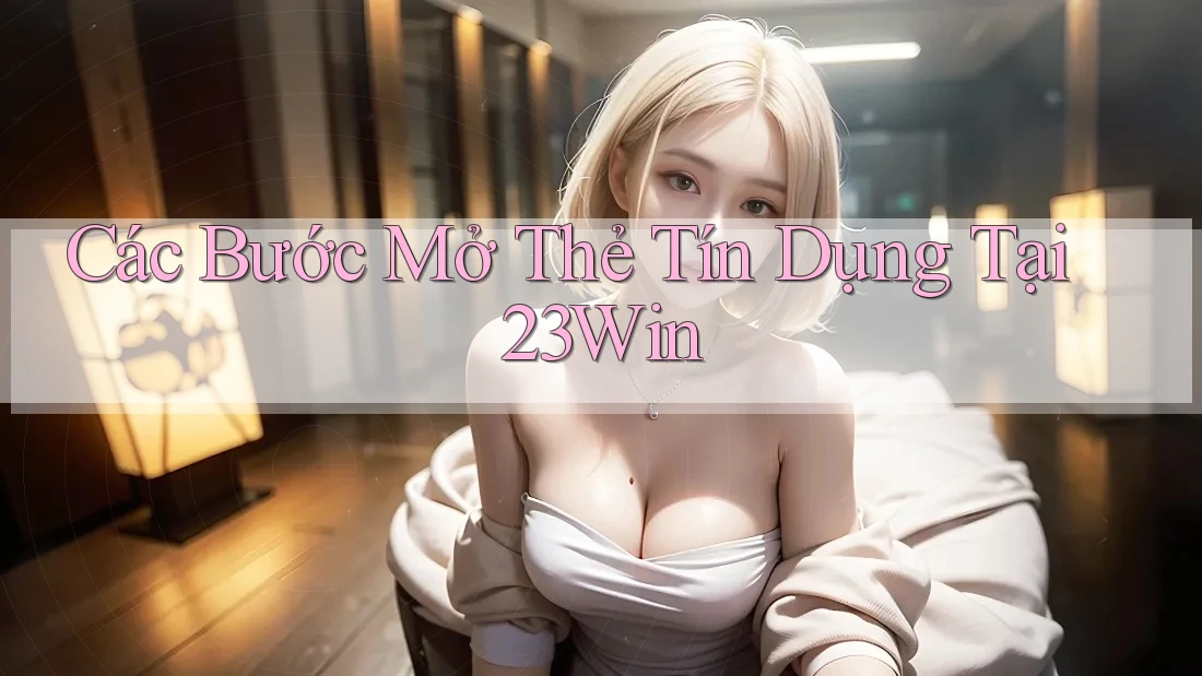 Các Bước Mở Thẻ Tín Dụng Tại 23Win