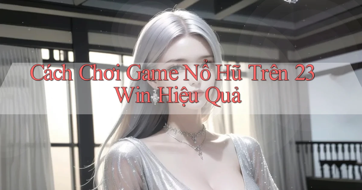 cách chơi game nổ hũ trên 23win hiệu quả