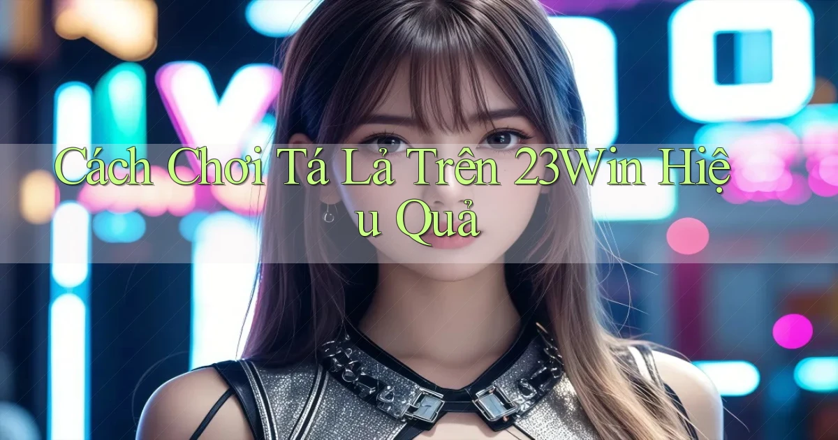 cách chơi tá lả trên 23win hiệu quả