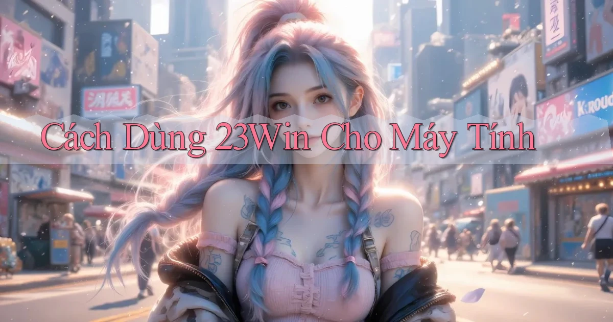 cách dùng 23win cho máy tính
