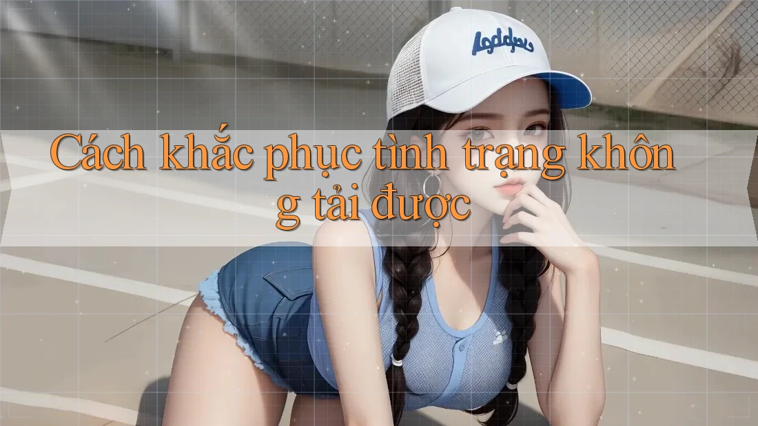 Cách khắc phục tình trạng không tải được