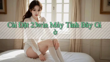 cài đặt 23win máy tính bây giờ