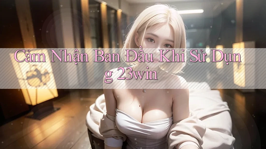 Cảm Nhận Ban Đầu Khi Sử Dụng 23win Cảm Nhận Ban Đầu Khi Sử Dụng 23win
