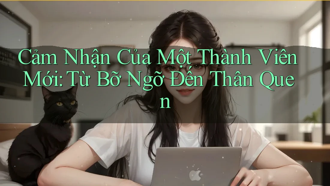 Cảm Nhận Của Một Thành Viên Mới: Từ Bỡ Ngỡ Đến Thân Quen