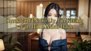 check 23win có uy tín không vận hành minh bạch