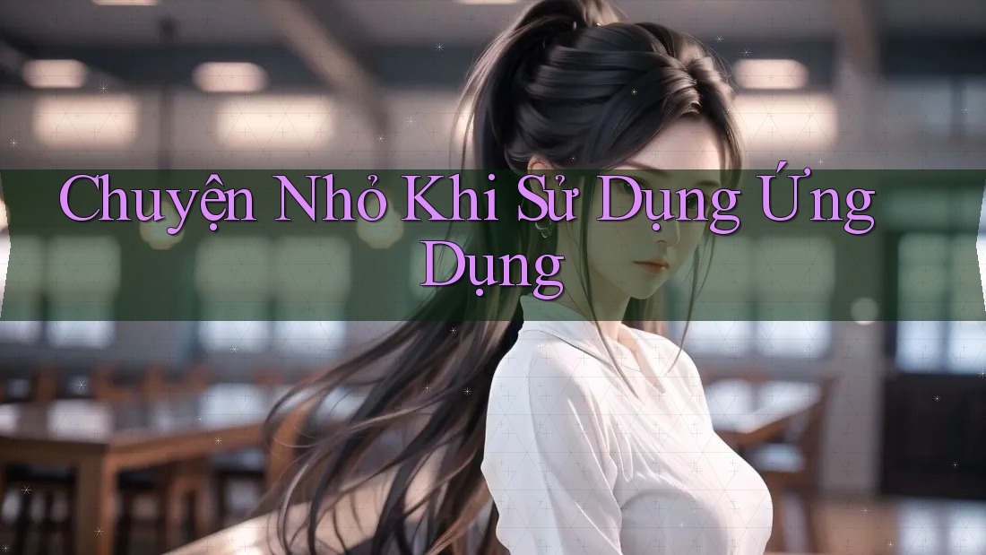 Chuyện Nhỏ Khi Sử Dụng Ứng Dụng
