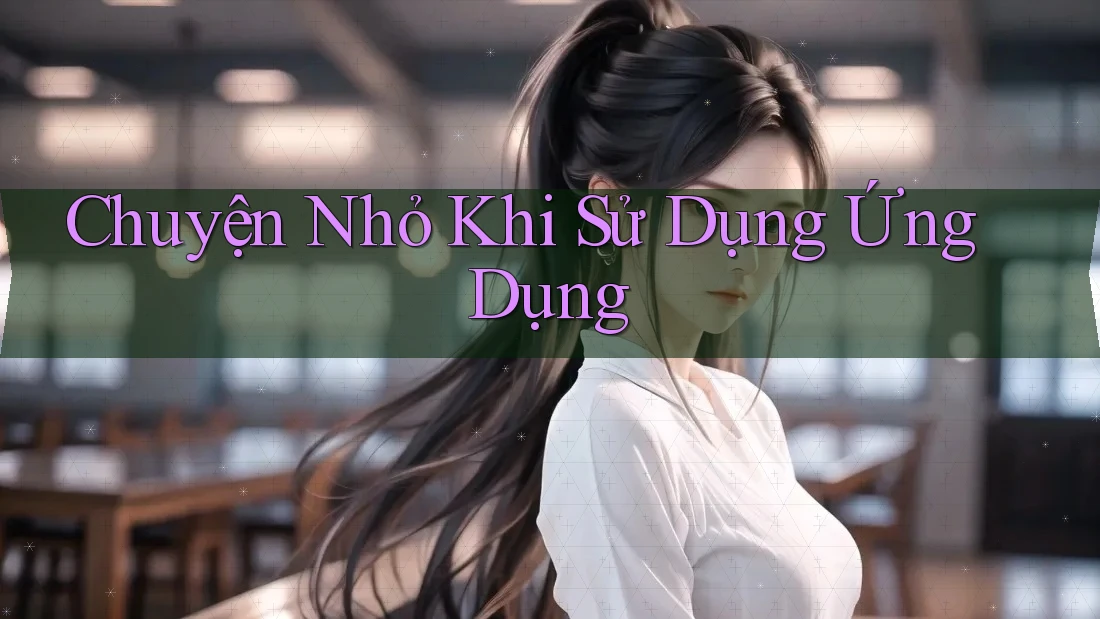 Chuyện Nhỏ Khi Sử Dụng Ứng Dụng Chuyện Nhỏ Khi Sử Dụng Ứng Dụng