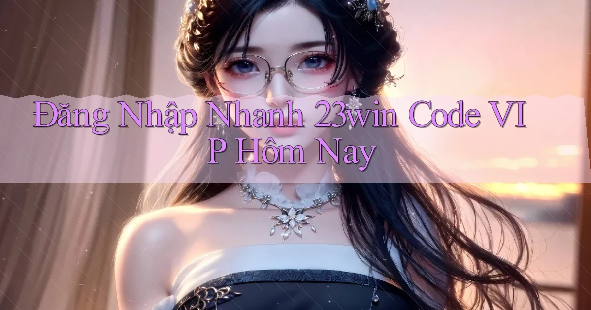 đăng nhập nhanh 23win code vip hôm nay