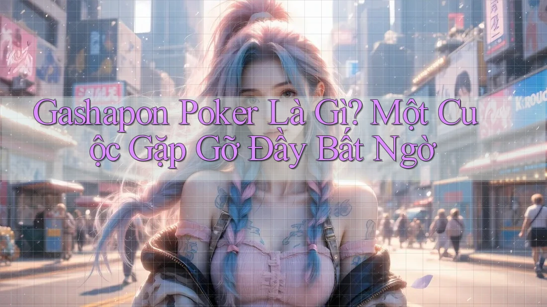 Gashapon Poker Là Gì? Một Cuộc Gặp Gỡ Đầy Bất Ngờ