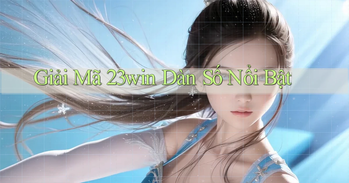 giải mã 23win dàn số nổi bật