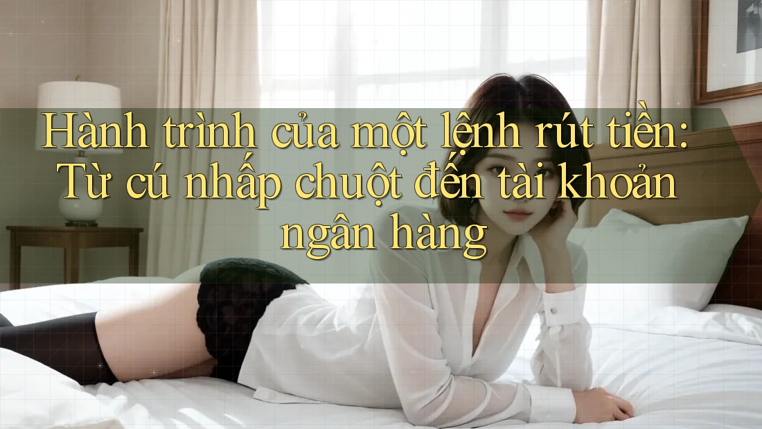 Hành trình của một lệnh rút tiền: Từ cú nhấp chuột đến tài khoản ngân hàng