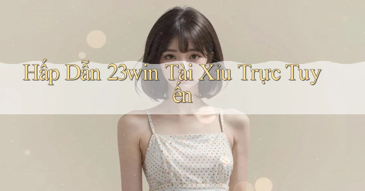 hấp dẫn 23win tài xỉu trực tuyến