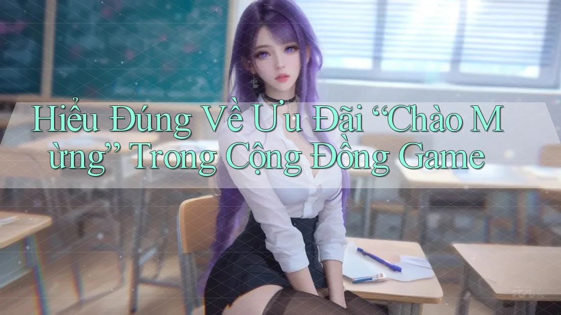 Hiểu Đúng Về Ưu Đãi “Chào Mừng” Trong Cộng Đồng Game