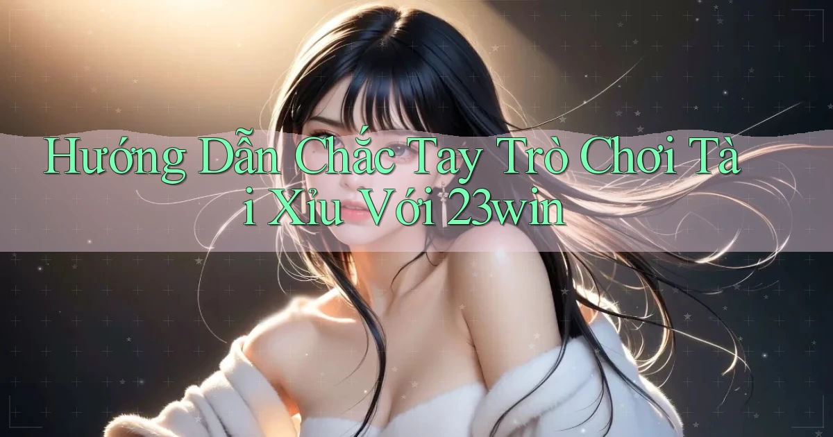 hướng dẫn chắc tay trò chơi tài xỉu với 23win