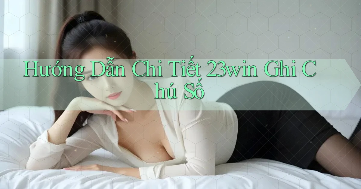 hướng dẫn chi tiết 23win ghi chú số