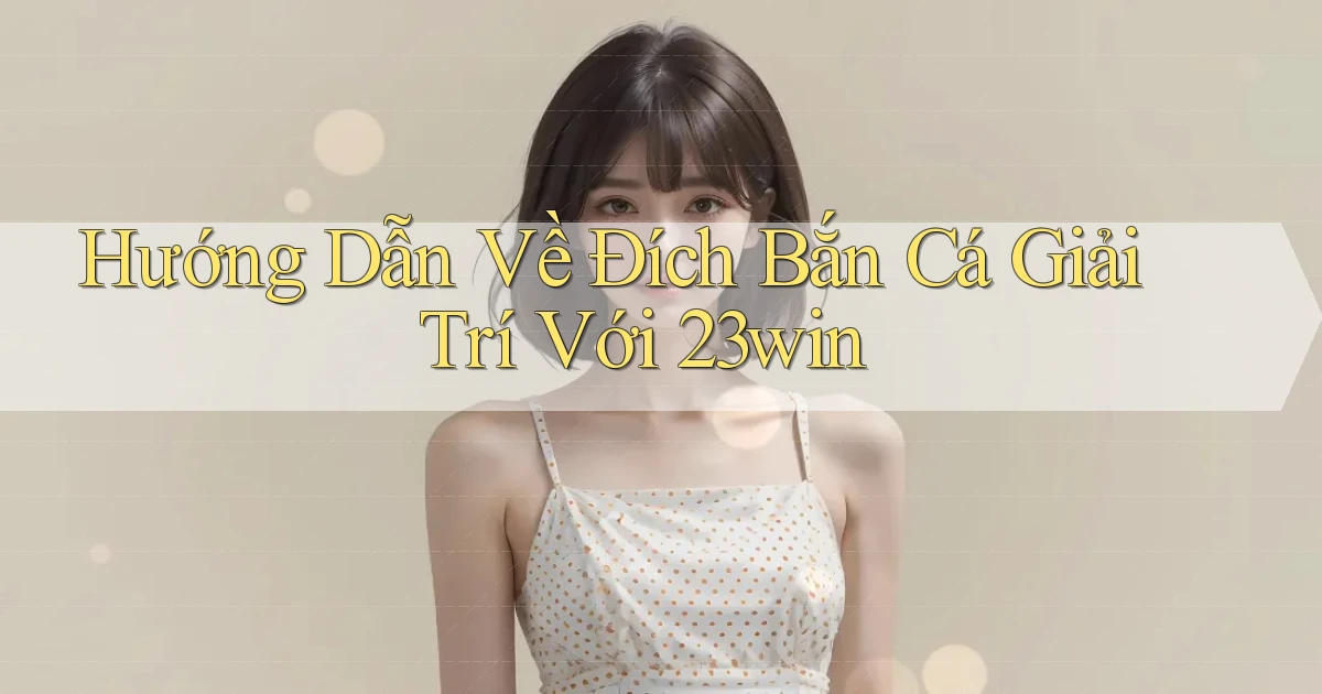 hướng dẫn về đích bắn cá giải trí với 23win