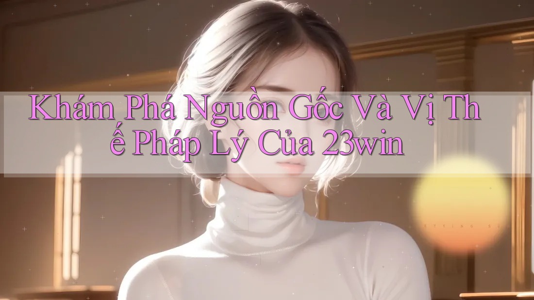 Khám Phá Nguồn Gốc Và Vị Thế Pháp Lý Của 23win