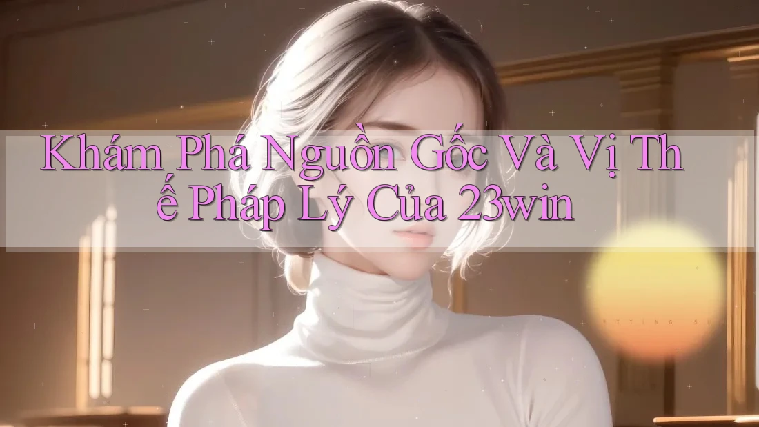 Khám Phá Nguồn Gốc Và Vị Thế Pháp Lý Của 23win