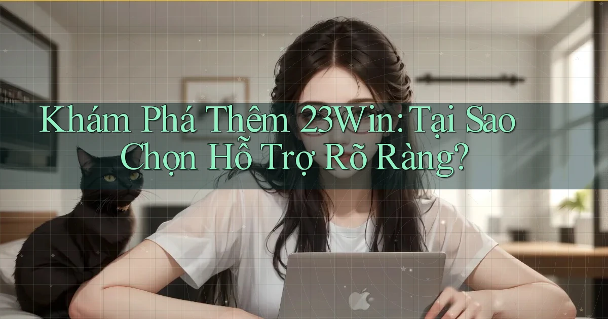 khám phá thêm 23win tại sao chọn hỗ trợ rõ ràng