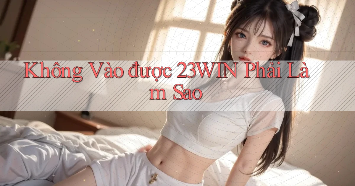 không vào được 23win phải làm sao