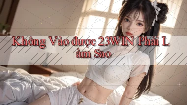 không vào được 23win phải làm sao