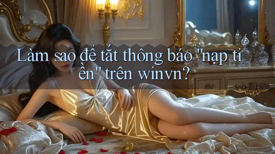 Làm sao để tắt thông báo “nạp tiền” trên winvn? Làm sao để tắt thông báo “nạp tiền” trên winvn?