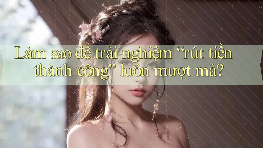 Làm sao để trải nghiệm “rút tiền thành công” luôn mượt mà?