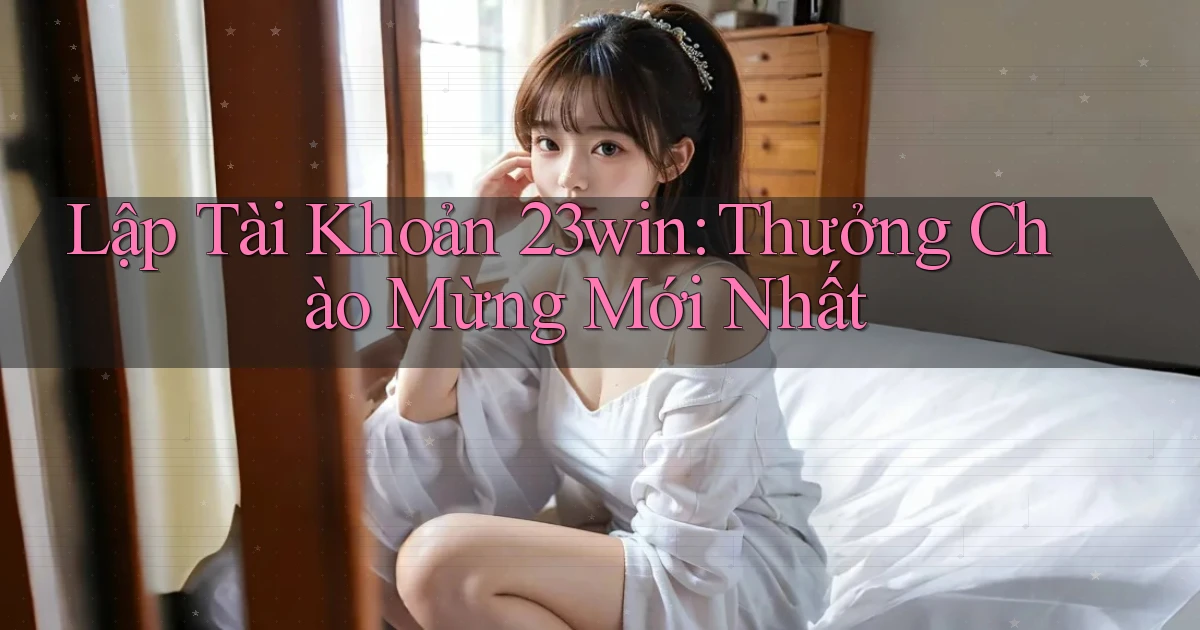 lập tài khoản 23win thưởng chào mừng mới nhất