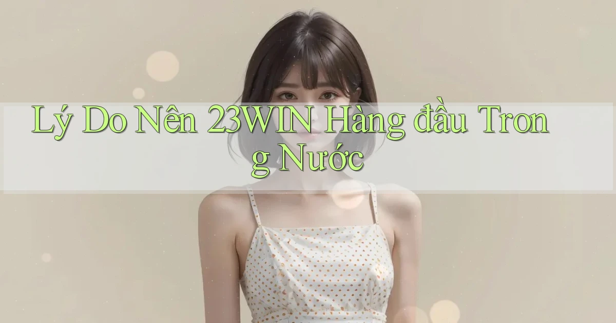 lý do nên 23win hàng đầu trong nước