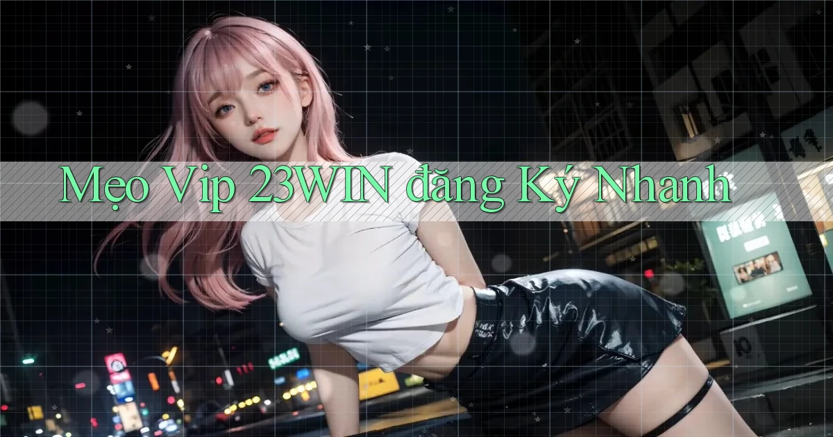 mẹo vip 23win đăng ký nhanh
