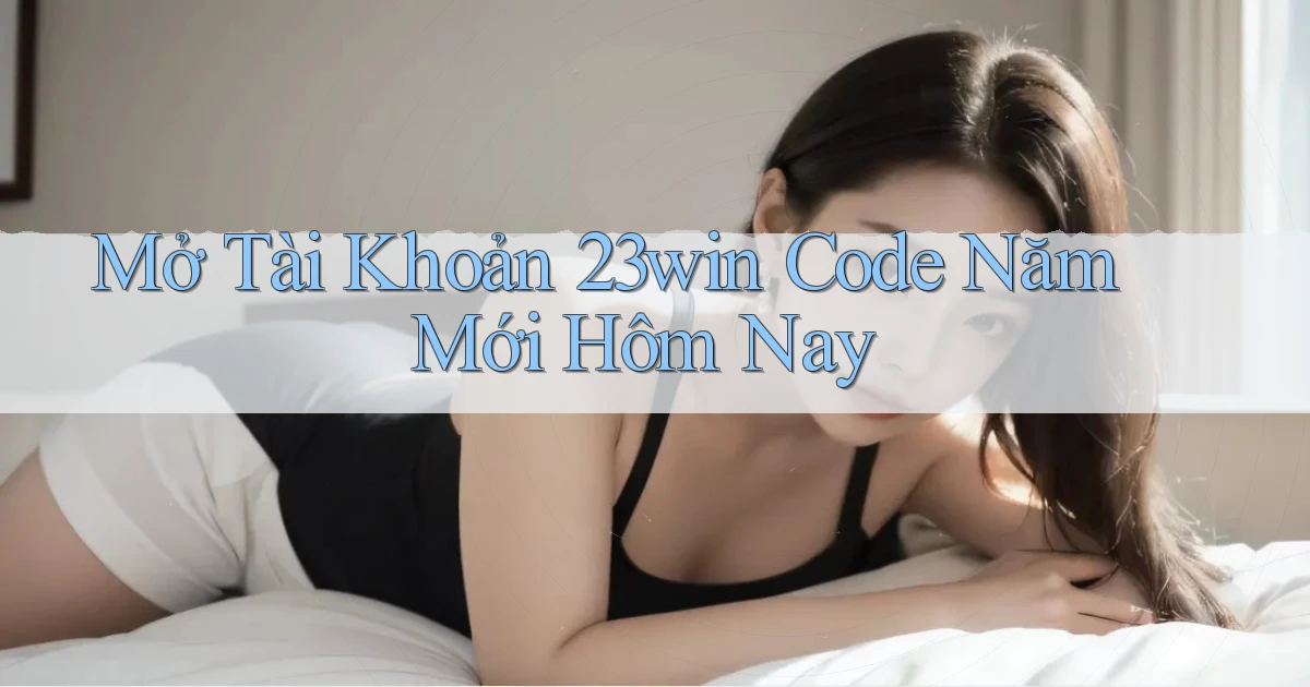 mở tài khoản 23win code năm mới hôm nay