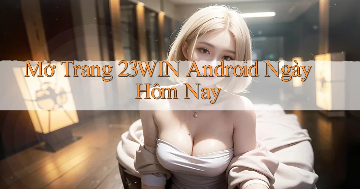 mở trang 23win android ngày hôm nay