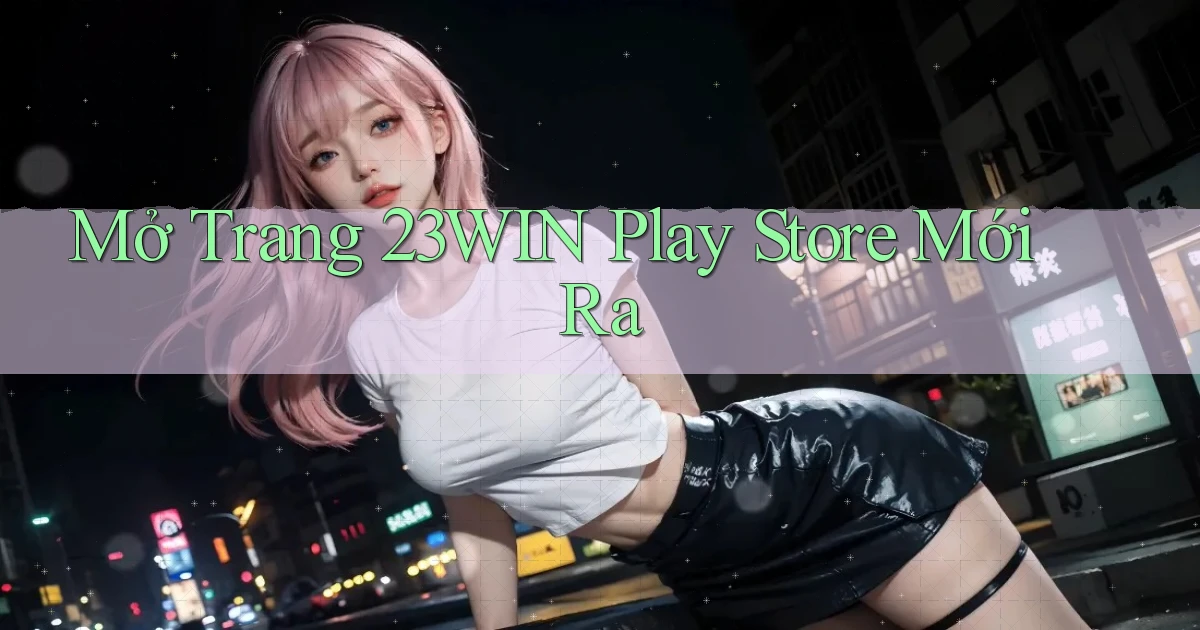 mở trang 23win play store mới ra
