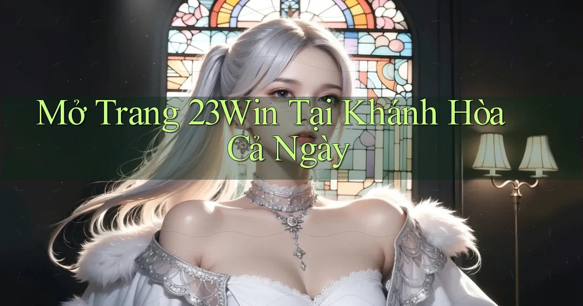 mở trang 23win tại Khánh Hòa cả ngày