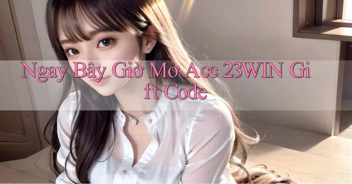 ngay bây giờ mở acc 23win gift code