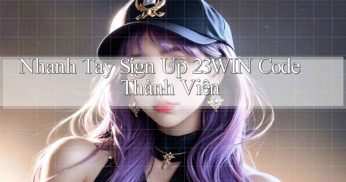 nhanh tay sign up 23win code thành viên