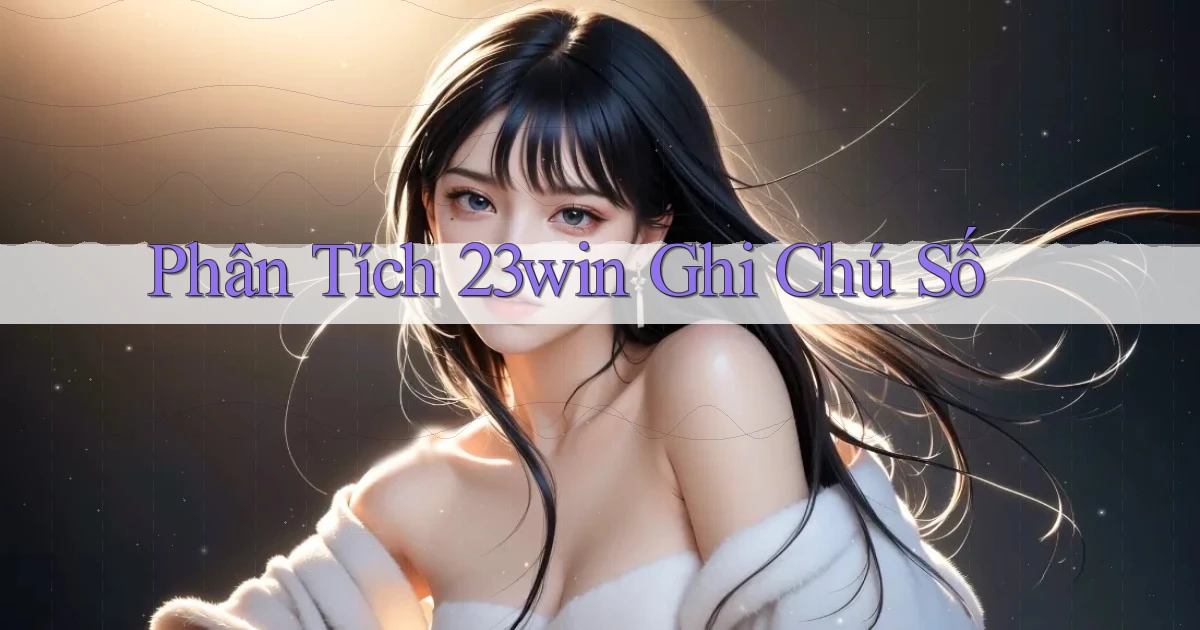 phân tích 23win ghi chú số