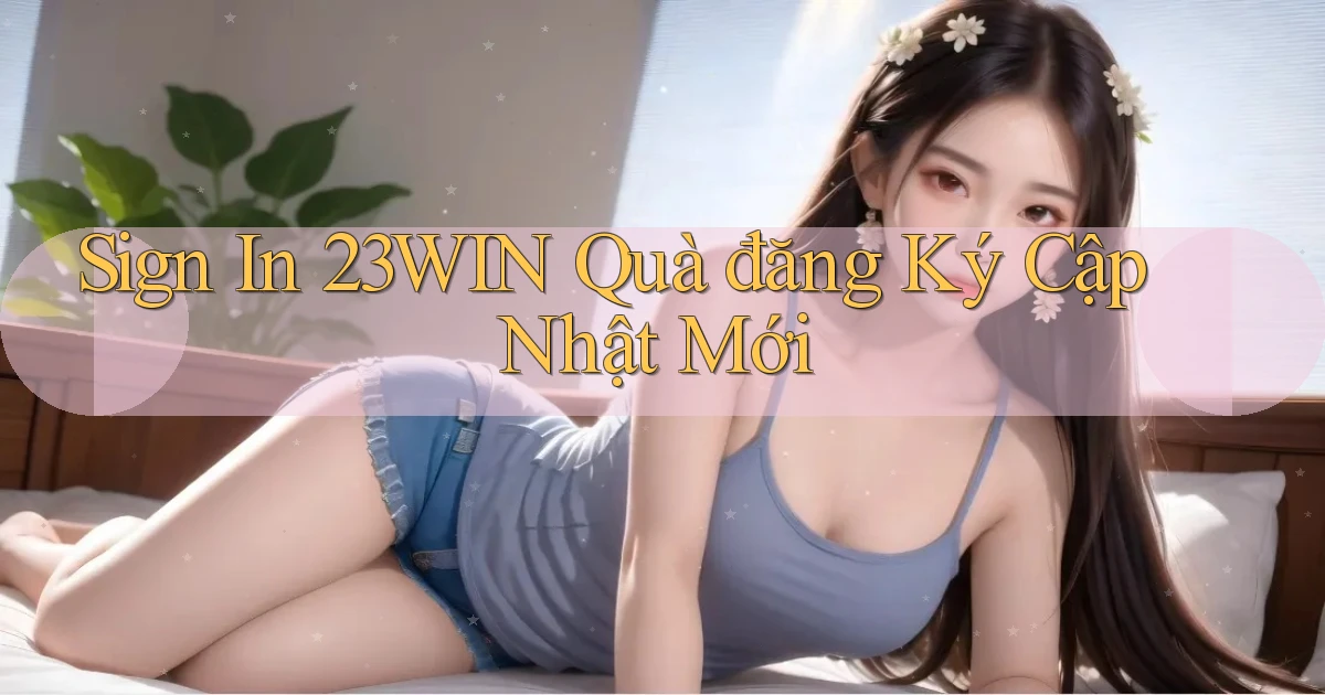 sign in 23win quà đăng ký cập nhật mới