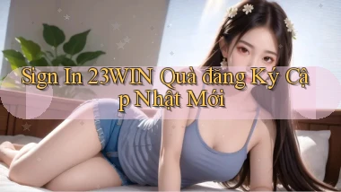 sign in 23win quà đăng ký cập nhật mới