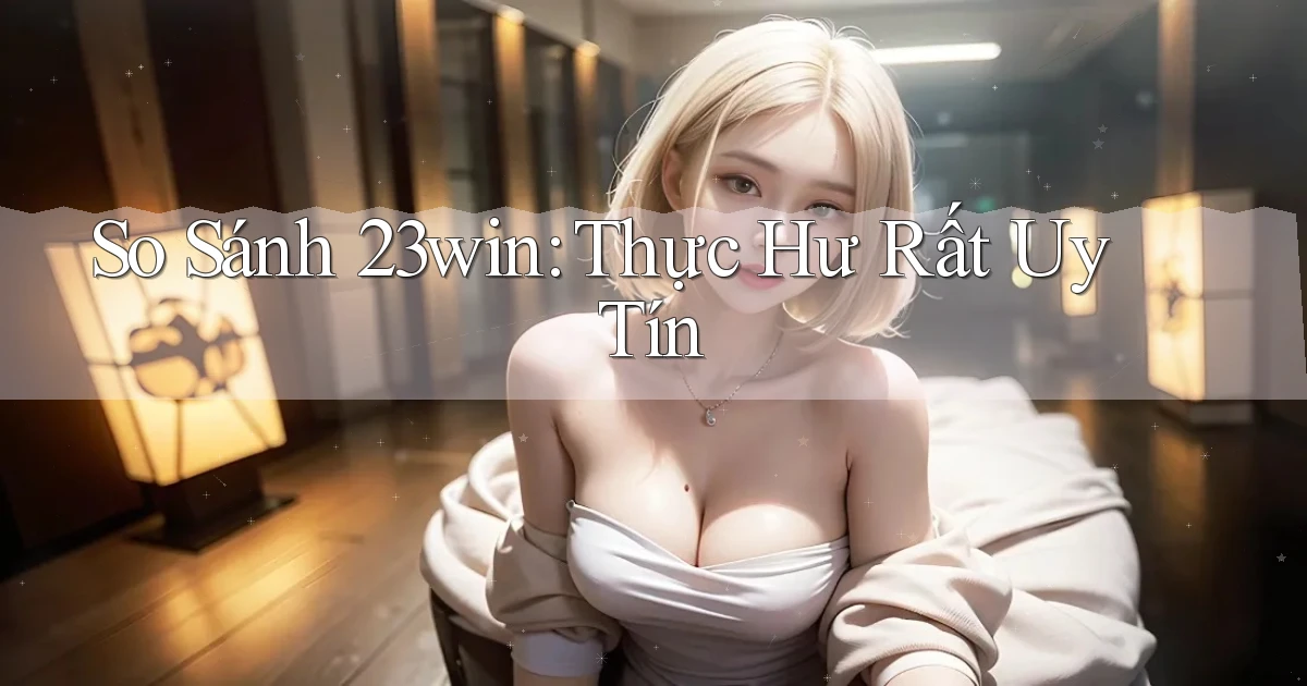 so sánh 23win thực hư rất uy tín