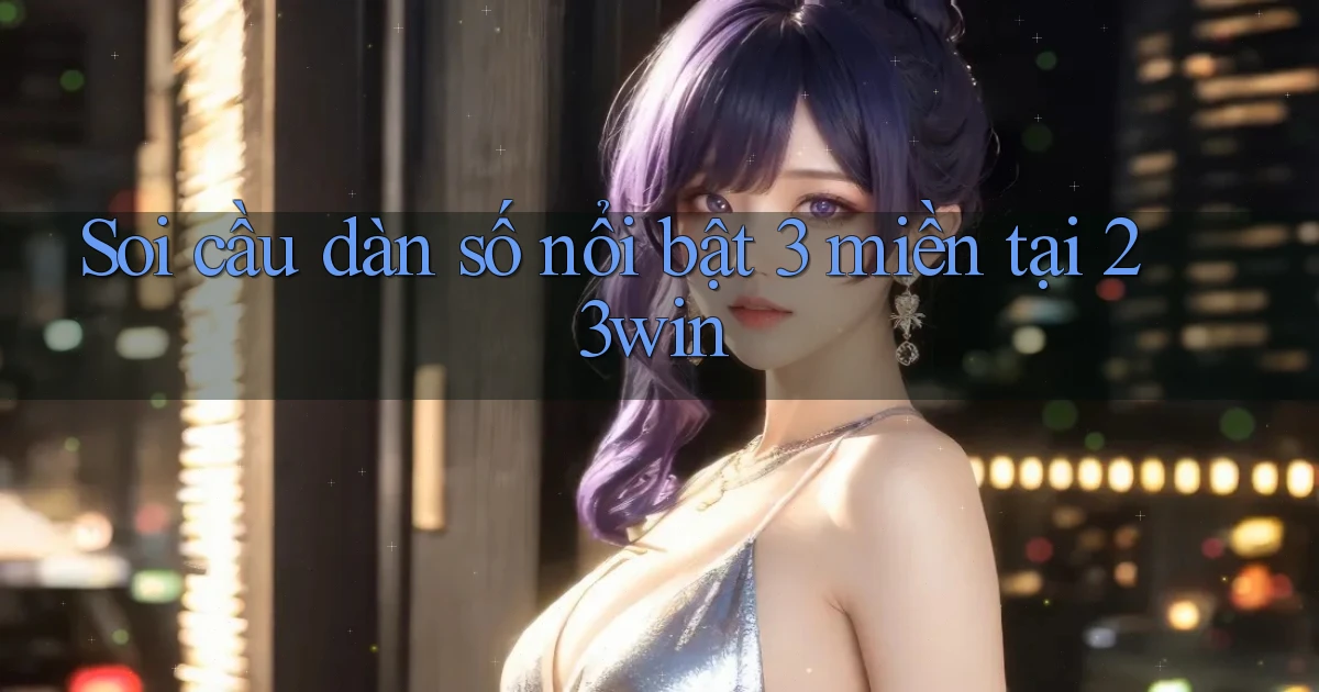 soi cầu dàn số nổi bật 3 miền tại 23win