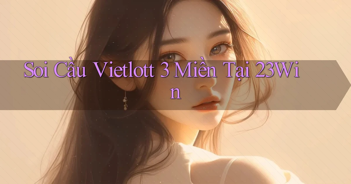 soi cầu vietlott 3 miền tại 23win