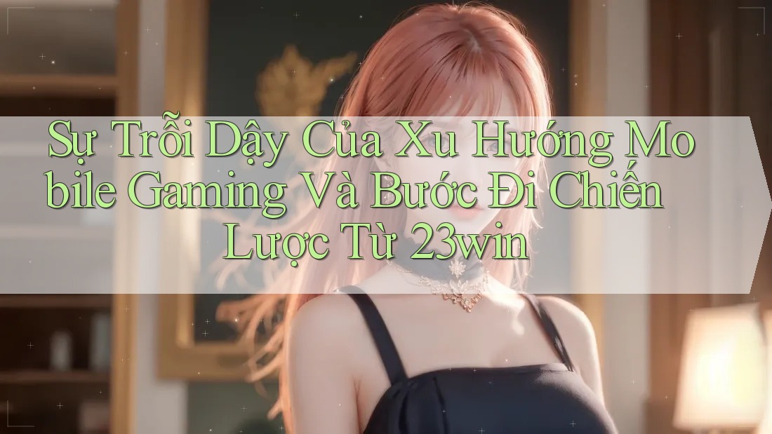 Sự Trỗi Dậy Của Xu Hướng Mobile Gaming Và Bước Đi Chiến Lược Từ 23win Sự Trỗi Dậy Của Xu Hướng Mobile Gaming Và Bước Đi Chiến Lược Từ 23win