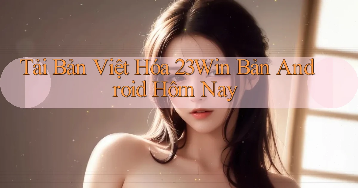 tải bản việt hóa 23win bản android hôm nay